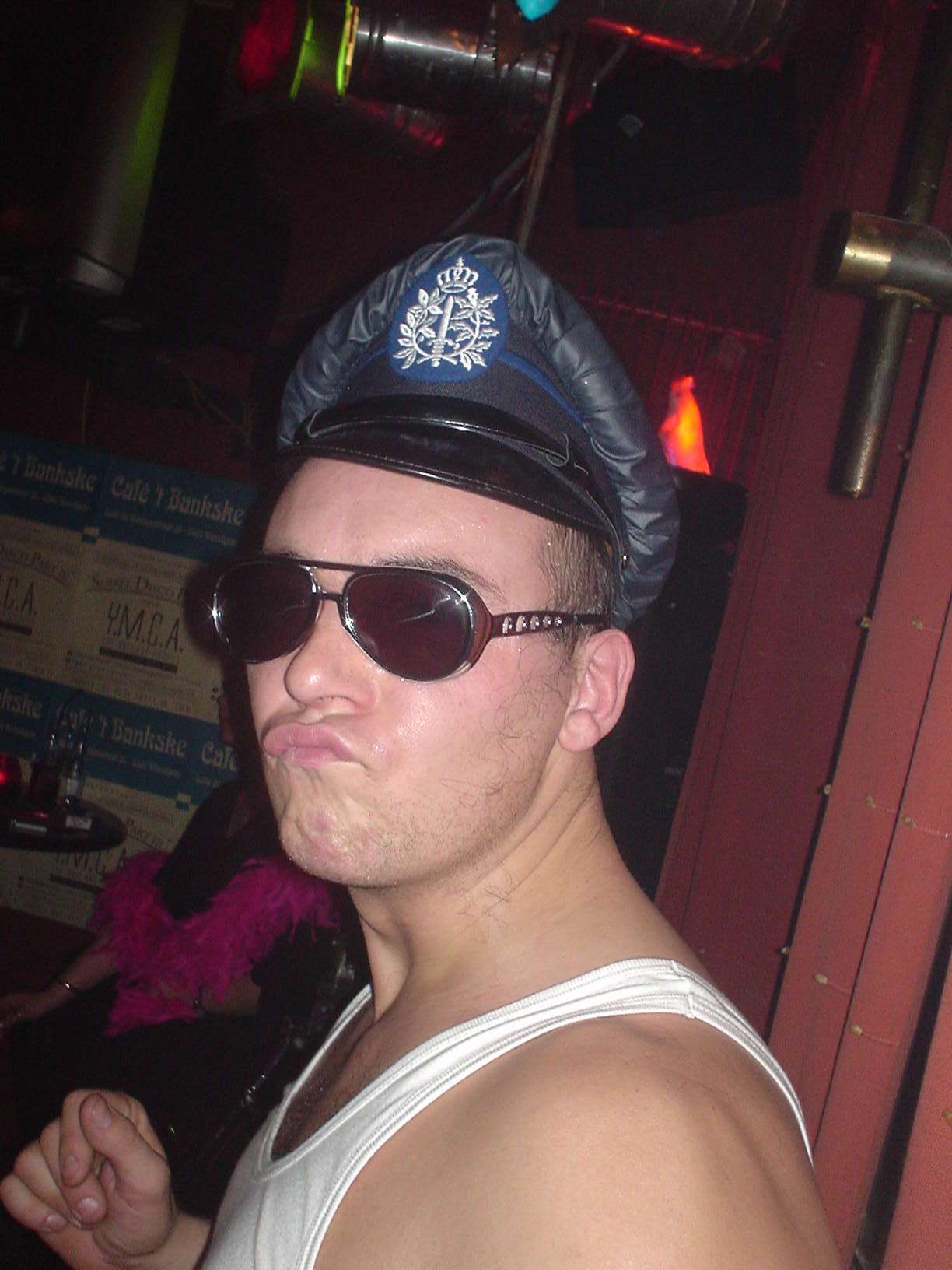 the boy in blue